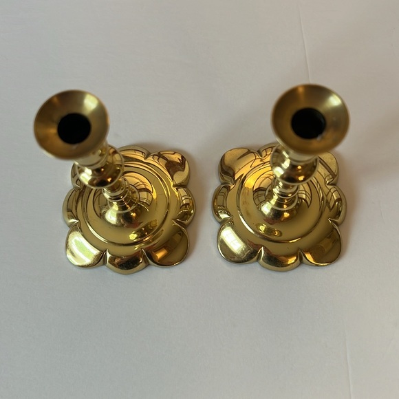 Baldwin Brass miniature candlesticks - Picture 7 of 7